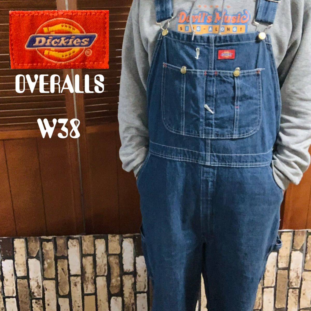 Dickies ディッキーズ オーバーオール サロペット デニムW38 5788