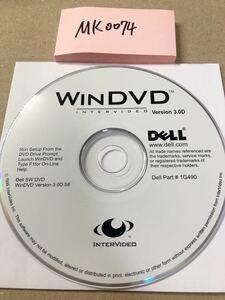 MK0074/中古品/DELL WINDVD ITERVIDEO Version 3.0D