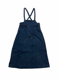 moz indigo color overall skirt sizeM[457]