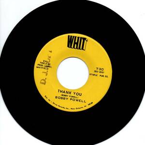 Bobby Powell 「Thank You/ Why (Am I Treated So Bad)」米国盤EPレコード　DJコピー