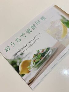 おうちで焼酎甲類　焼酎　甲類　リーフレット　パンフレット　非売品