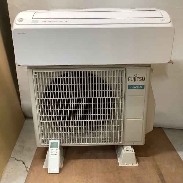 富士通【出品商品付属品・室外機】14畳エアコン!整備済!分解洗浄済み