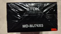 13 日本製 MD ミニディスク TDK MUSIC JACK ゴールドディスク MINI DISC 74分 5枚入り MD-MJ74X5 未開封_画像5