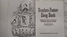 ヴィンテージ 輸入洋書 ピアノ伴奏 楽譜 フォスター 歌曲集 Stephen Foster Song Book 40曲　1974年初版 Dover社 _画像3