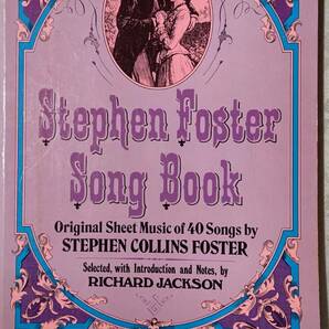 ヴィンテージ 輸入洋書 ピアノ伴奏 楽譜 フォスター 歌曲集 Stephen Foster Song Book 40曲　1974年初版 Dover社 