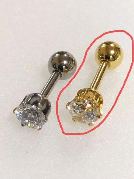軟骨ピアス 16G ゴールド NO.105