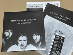 送料込 SHM-CD Emerson, Lake & Powell - Live In Concert 紙ジャケット / MICP30049