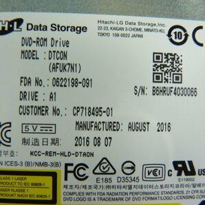 1MJS // H-L DTC0N スリムDVD-ROMドライブ SATA 12.7mm / 読取り専用 // Fujitsu PRIMERGY TX1320 M2 取外 //在庫9の画像3