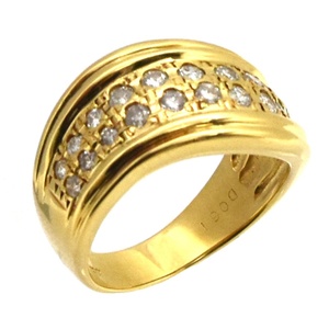 ジュエリーマキ リング K18 ダイヤモンド ダイヤモンド0.61ct 指輪サイズ：12号 ジュエリー