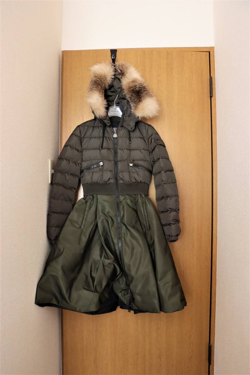 美品 LADINE レディース ダウンジャケット サイズ0 ダークブラウン