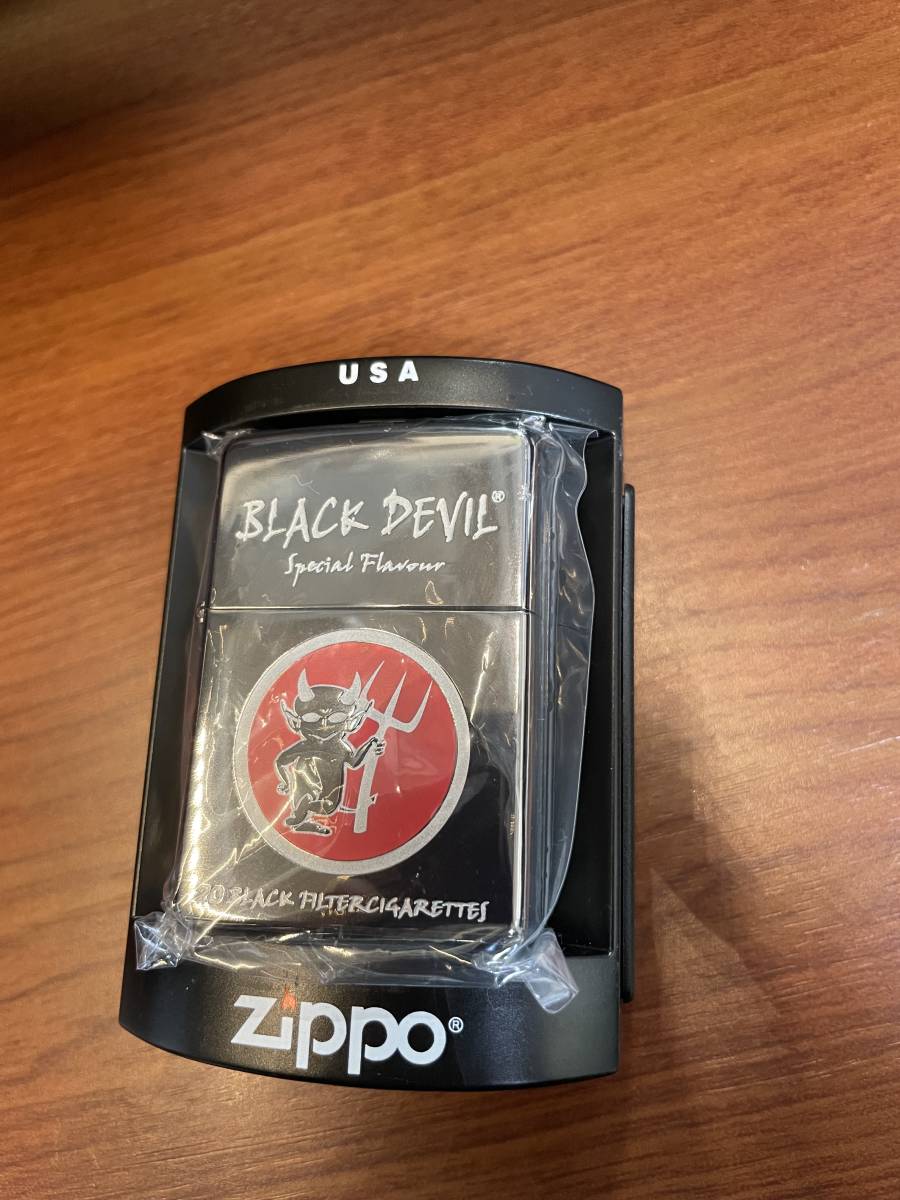 ブラックデビル　Zippo 未使用 タバコグッズ 小物 メンズ 期間限定ポイント