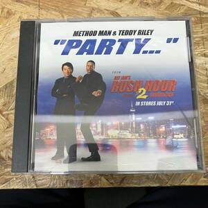 シ● HIPHOP,R&B METHOD MAN & TEDDY RILEY - PARTY... INST,シングル!,PROMO盤! CD 中古品