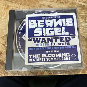 シ● HIPHOP,R&B BEANIE SIGEL - WANTED (ON THE RUN) FEAT CAM'RON INST,シングル,HYPE STICKERコレクターズアイテム CD 中古品