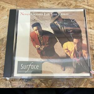 シ● HIPHOP,R&B SURFACE - NEVER GONNA LET YOU DOWN シングル,名曲 CD 中古品