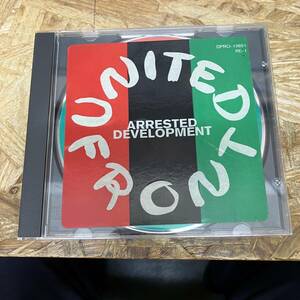 ◎ HIPHOP,R&B ARRESTED DEVELOPMENT - UNITED FRONT シングル,REMIX,HYPE STICKERコレクターズアイテム CD 中古品