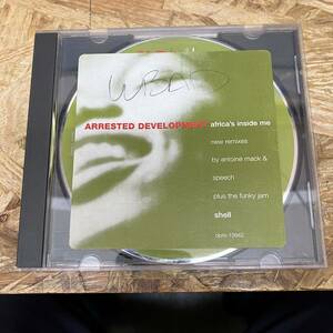 ◎ HIPHOP,R&B ARRESTED DEVELOPMENT - AFRICA'S INSIDE ME シングル,HYPE STICKERコレクターズアイテム! CD 中古品