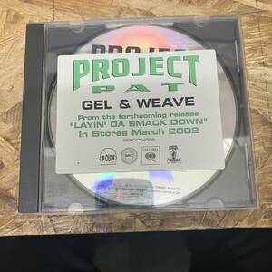 ◎ HIPHOP,R&B PROJECT PAT - GEL & WEAVE INST,シングル,HYPE STICKERコレクターズアイテム! CD 中古品