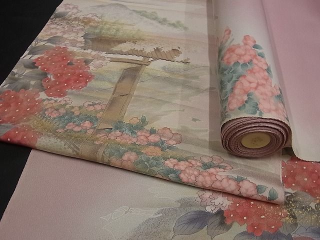 最大15%OFFクーポン浴衣/水着黒留袖 平安 王朝 貴人図 友禅 刺繍 未仕立て 仮絵羽 訳あり 在庫保管
