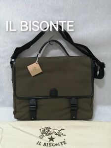 ★新品・メンズ★【 IL BISONTE イルビゾンテ】2wayバッグ 　ショルダーバッグ　ビジネスバッグ