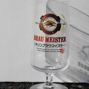 注10 未使用 販売店への販促品 キリン ブラウマイスター BRAU MEISTER ビールグラス 6個の画像1