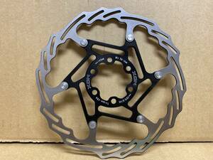 XON 2 piece disk rotor black 160mm new goods unused MTB cross bike custom parts 