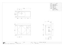 【ライフ住器】RRAN-100L　13色対応　流し台　1000×460【日本製】_画像3