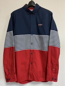 TOMMY JEANS / TOMMY HILFIGER トミージーンズ　トミーフィルフィガー　ボタンダウンシャツ　レギュラーフィット