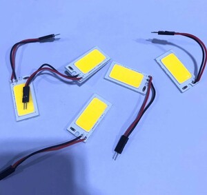 12V　バイク　軽自動車 乗用車　などにも　LEDルームランプ　明るい　ホワイト　室内灯 COB 大　面発光　10個.