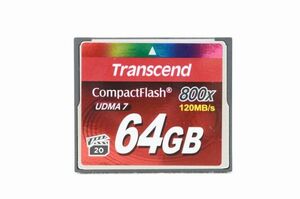 送料無料！ Transcend トランセンド CompactFlash 64GB 800X 120MB/s #22122903