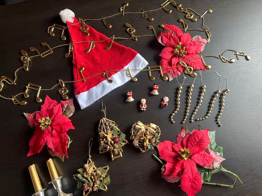 ヤフオク! -クリスマス 飾り ポインセチアの中古品・新品・未使用品一覧