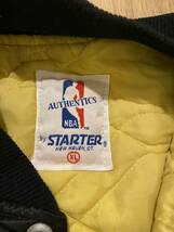 90s STARTER USA製 ナイロン スタジアムジャンパー スタジャン 中綿 ビンテージ lakers レイカーズ ヴィンテージ XL_画像5