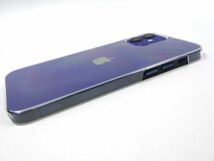 iPhone 12用 ハードケース カバー シンプル 透明 クリア PC_画像3