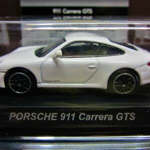 京商1/64★ポルシェ ミニカーコレクション５★PORSCHE 911 Carrera GTS ホワイト★KYOSHO2013の画像4