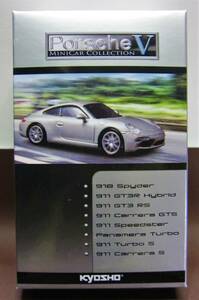 京商1/64★ポルシェ ミニカーコレクション５★PORSCHE 911 Turbo S ホワイト★KYOSHO2013