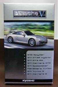 京商1/64★ポルシェ ミニカーコレクション５★PORSCHE 911 GT3 RS ホワイト★KYOSHO2013