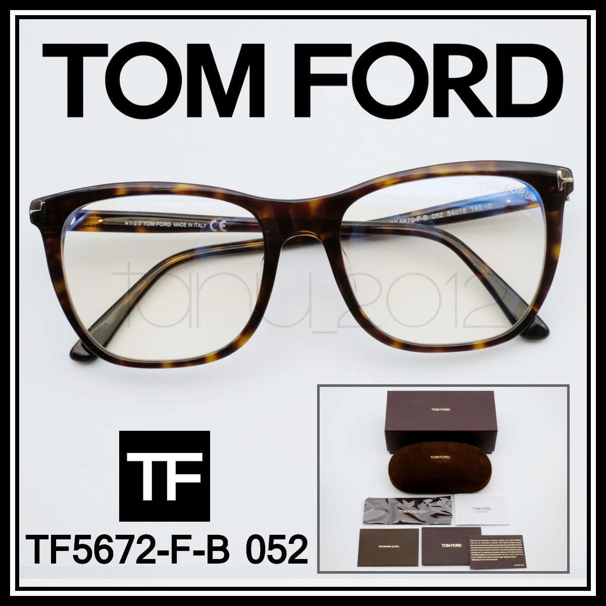 トムフォード メガネの値段と価格推移は？｜1,098件の売買情報を集計 