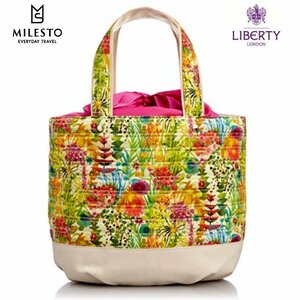 ミレスト MILESTO×LIBERTY SWEET ESCAPE リバティプリント トートバッグ MLS230-TCWH