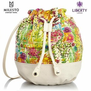 ミレスト MILESTO SWEET ESCAPE リバティプリント 巾着 ショルダーバッグ MLS208 ピンク