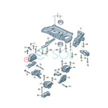 VW ビートル(5C7 5C8) ゴルフ5(5M1 521 1K1 1K5) パサートB6 B7(3C2 3C5 365) エンジンマウント 右側 1K0199262CG 出荷締切18時_画像5