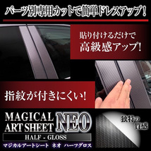 アートシートNEOハーフグロス グローブBOX 日産 サクラ X B6AW R4.5～ カーボン調シート【ブラック】 ハセプロ MSNHG-GBN2_画像5