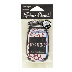 芳香剤・消臭剤 ジョンズブレンド John's Blend エアーフレッシュナー レッドワイン 吊り下げタイプ ノル/NOL OA-JON-1-5 ht