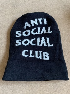 ANTI SOCIAL SOCIAL CLUB アンチソーシャルソーシャルクラブ 帽子 ニットキャップ ビーニー ブラック 黒