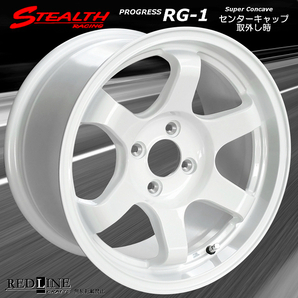 ■ ステルスレーシング RG-1 ■ 15x8.0J+30 PCD100/4H スーパーコンケイブ/カスタムサイズ, 走り屋さん/チューニングカーに!!の画像3