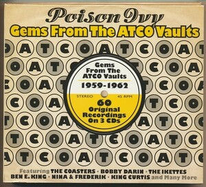 3枚組CD●POISON IVY Gems From The Atco Vaults 1959-1962/THE COASTERS,THE IKETTES,RUFUS & FRIENDS,ADE LEE,他