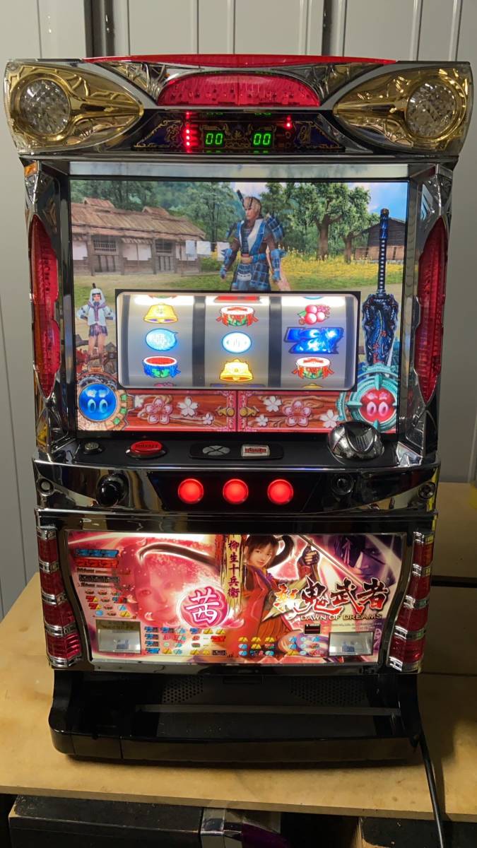 割引アウトレット 【最終値下げ】パチスロ実機 新鬼武者5号機 茜パネル