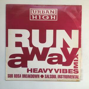221212●Urban High Featuring Dee Dee Wilde - Run Away(Remix) 12 BRX 147/1989年 Garage House/12inch LP アナログ盤