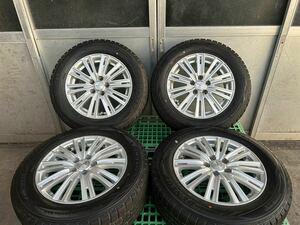 DUNLOP 195/65R15 WINTER MAXX バリ山冬JOKERICE4本、8.04mm、6J、+43、100/H5、プリウス、アリオン、ウィッシュ、210系カロ-ラに