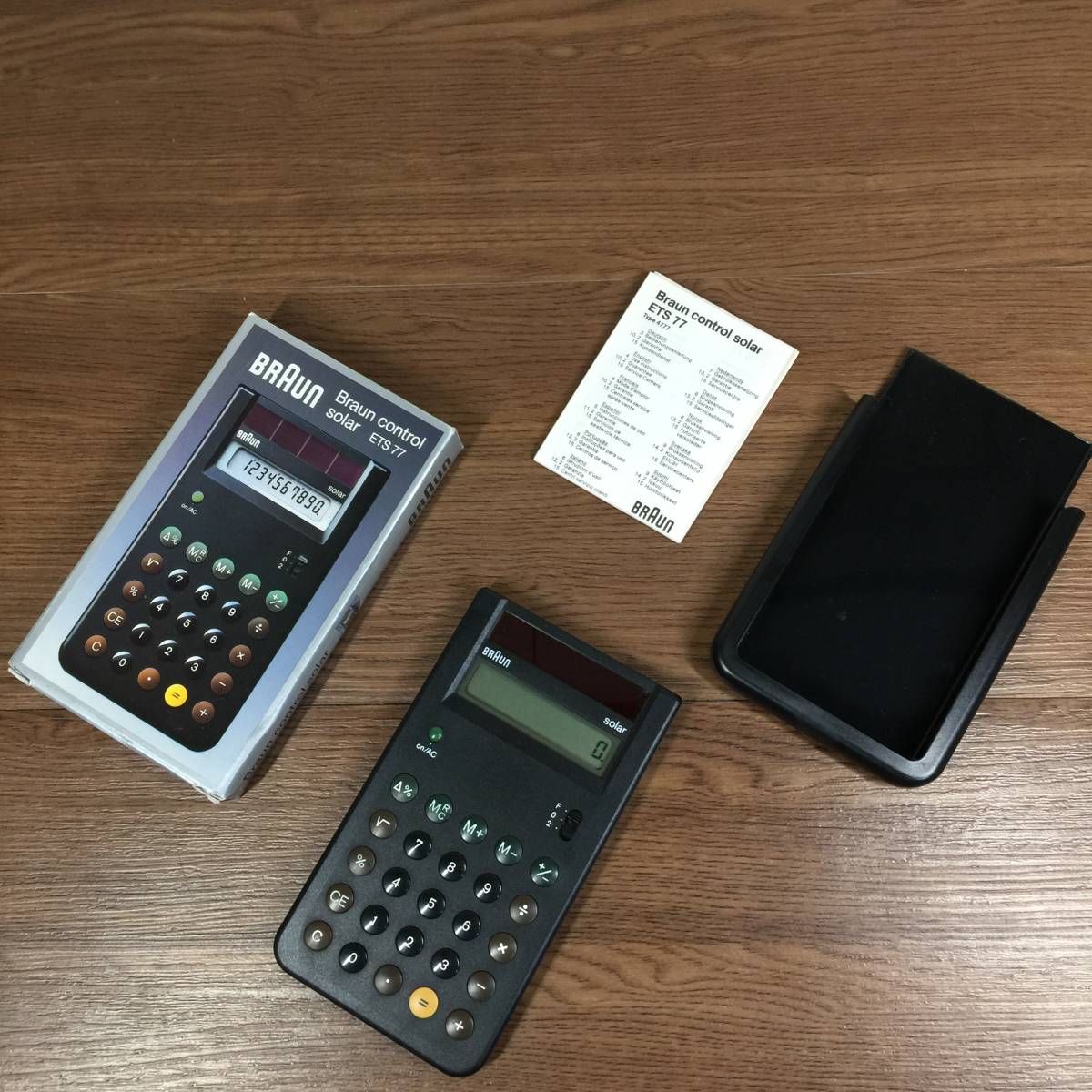 BRAUN calculator ブラウン電卓 ETS77-