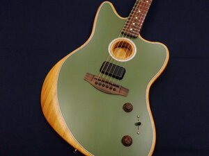 アウトレット特価 Fender Acoustasonic Player Jazzmaster Rosewood Fingerboard Antique Olive フェンダー アコースタソニック