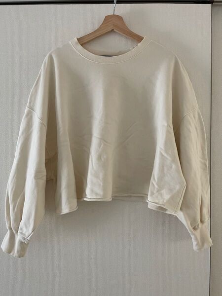 【値下げ中!】w closet ボリューム袖ワイドスウェットプルオーバー
